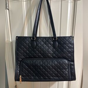 Elegant Black Quilted Women's Bag
